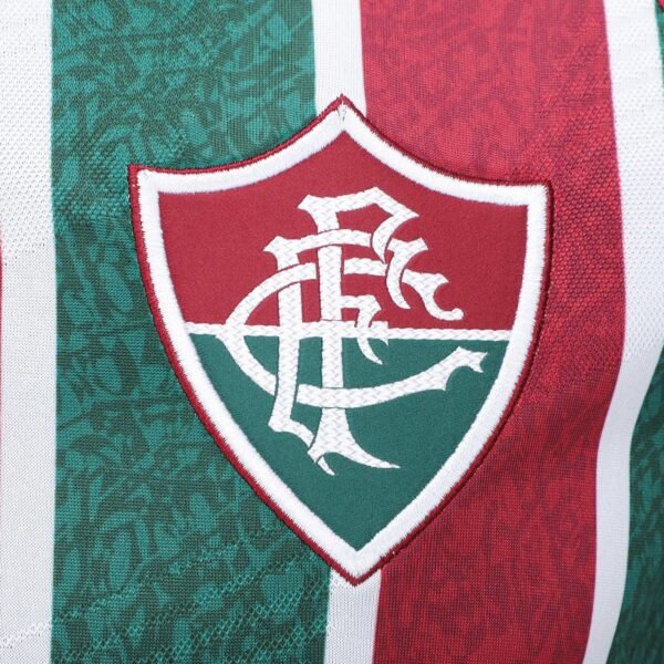 Camisa Fluminense I 24/25 s/n Torcedor Umbro Masculina - Verde+Branco - Imagem 3