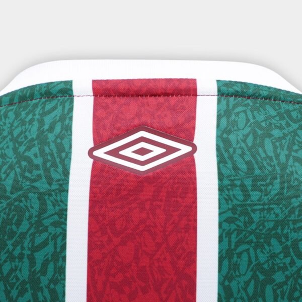 Camisa Fluminense I 24/25 s/n Torcedor Umbro Masculina - Verde+Branco - Imagem 7