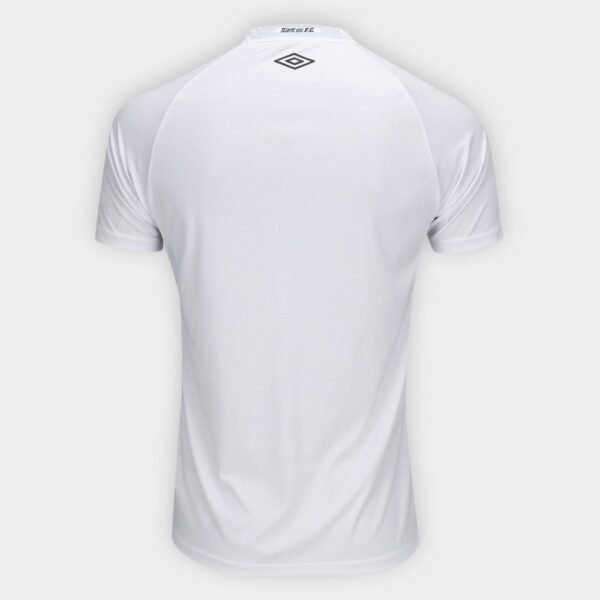 Camisa Santos I 25/26 s/n Torcedor Umbro Masculina - Branco+Cinza - Imagem 2