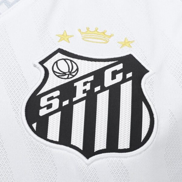 Camisa Santos I 25/26 s/n Torcedor Umbro Masculina - Branco+Cinza - Imagem 3