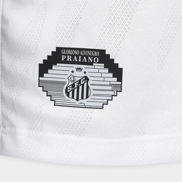 Camisa Santos I 25/26 s/n Torcedor Umbro Masculina - Branco+Cinza - Imagem 5