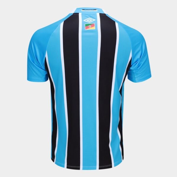 Camisa Grêmio I 25/26 Torcedor Umbro Masculina - Azul+Preto - Imagem 2