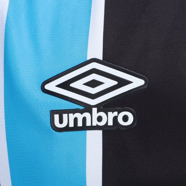 Camisa Grêmio I 25/26 Torcedor Umbro Masculina - Azul+Preto - Imagem 4