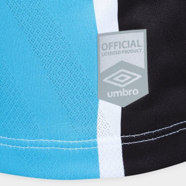 Camisa Grêmio I 25/26 Torcedor Umbro Masculina - Azul+Preto - Imagem 5