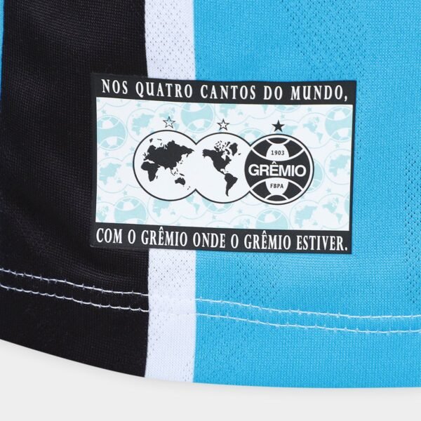 Camisa Grêmio I 25/26 Torcedor Umbro Masculina - Azul+Preto - Imagem 6
