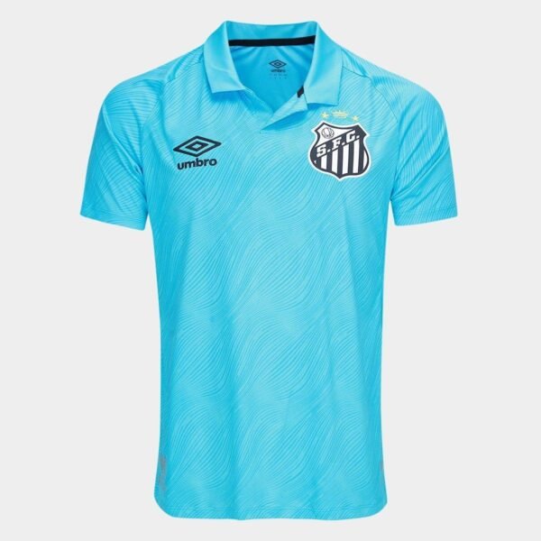 Camisa Santos 25/26 N. 10 Neymar Jr. Torcedor Edição Especial Umbro Masculina - Azul+Preto - Imagem 2
