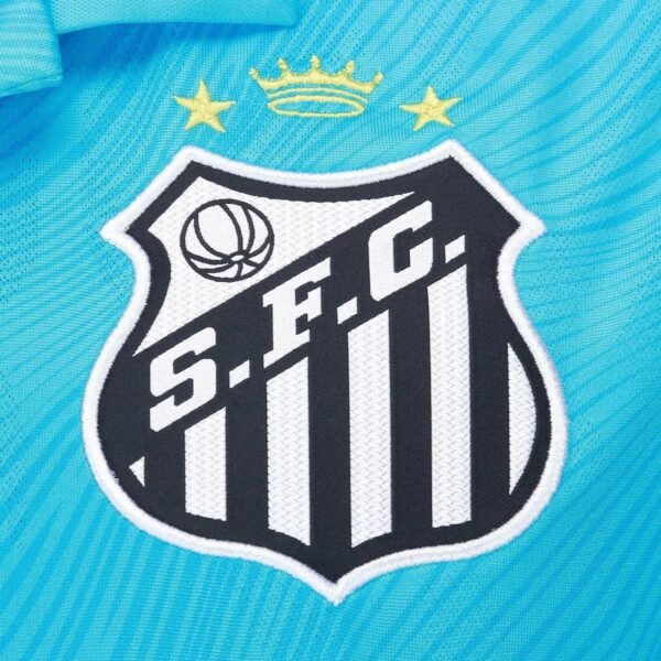 Camisa Santos 25/26 N. 10 Neymar Jr. Torcedor Edição Especial Umbro Masculina - Azul+Preto - Imagem 3
