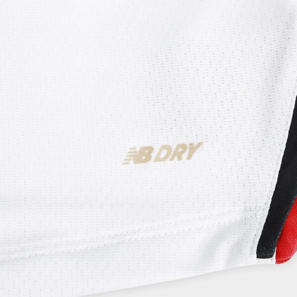 Camisa São Paulo I 25/26 Torcedor New Balance Masculina - Branco+Vermelho - Imagem 7