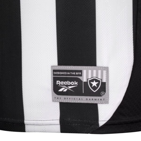 Camisa Botafogo I 25/26 s/n Torcedor Reebok Masculina - Branco+Preto - Imagem 5
