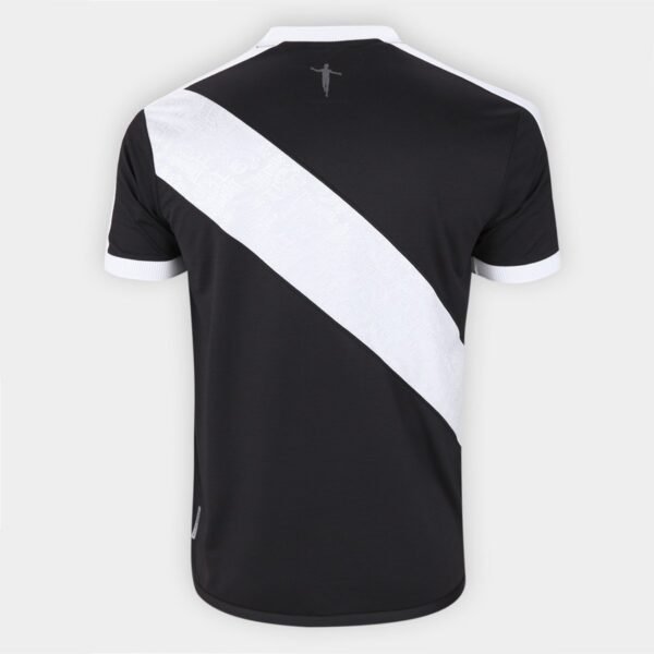Camisa Vasco I 24/25 Jogador Kappa Masculina - Preto+Branco - Imagem 2
