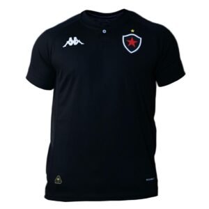 Camisa Botafogo Paraíba Kappa 2025 Uniforme 1 Torcedor - Masculino - Preto