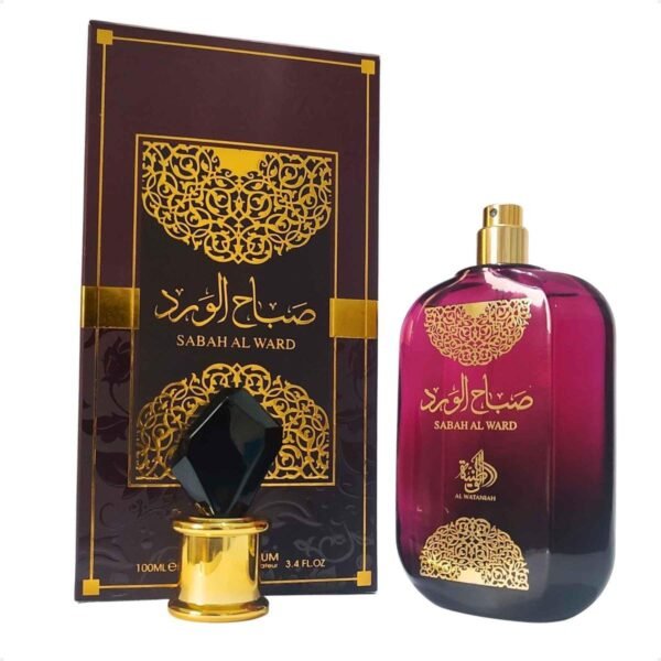Perfume Arabe Sabah Al Ward EDP 100ml Feminino - Vinho - Imagem 2