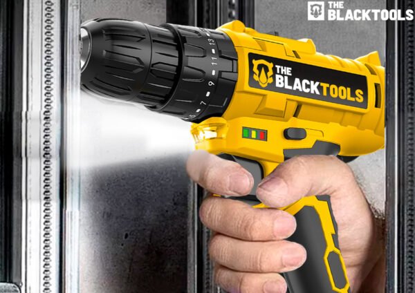 Parafusadeira E Furadeira De Impacto 3/8 The Black Tools Tb21-pz Com 2 Baterias E Acessorios - Imagem 10