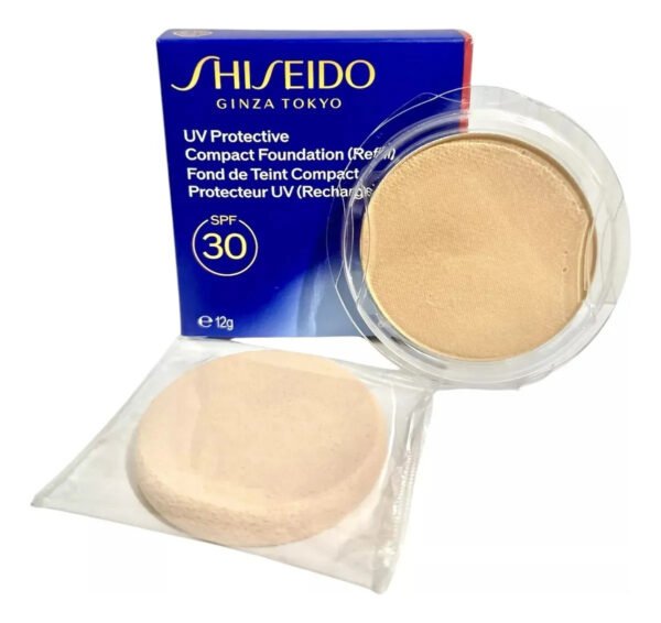 Base de maquiagem em pó Shiseido Uv Protective 14442Z tom medium ivory - 12g