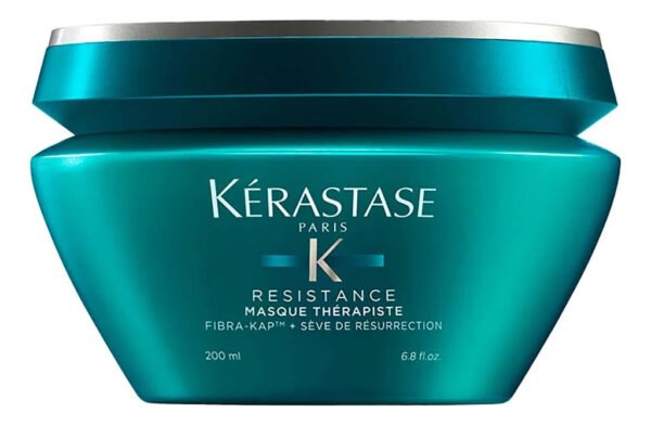 Máscara de Tratamento para Cabelos Danificados e Quebradiços com Reconstrução Profunda que Recupera Força e Elasticidade da Fibra Capilar Resistance Thérapiste Kérastase 200ml