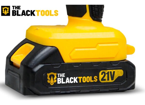 Parafusadeira E Furadeira De Impacto 3/8 The Black Tools Tb21-pz Com 2 Baterias E Acessorios - Imagem 4