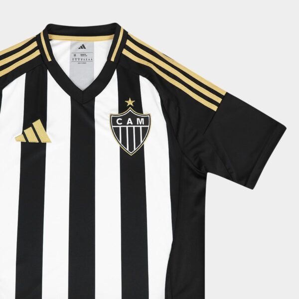 Camisa Atlético Mineiro I 25/26 s/n Torcedor Adidas Masculina - Preto - Imagem 6
