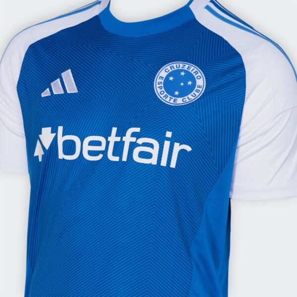 Camisa Cruzeiro I 25/26 s/n Torcedor Adidas Masculina - Azul - Imagem 4