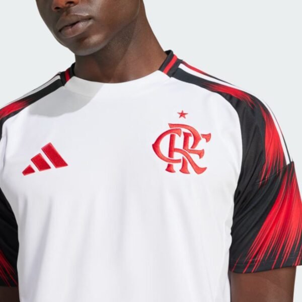 Camisa Flamengo II 25/26 s/n Torcedor Adidas Masculina - Branco - Imagem 3