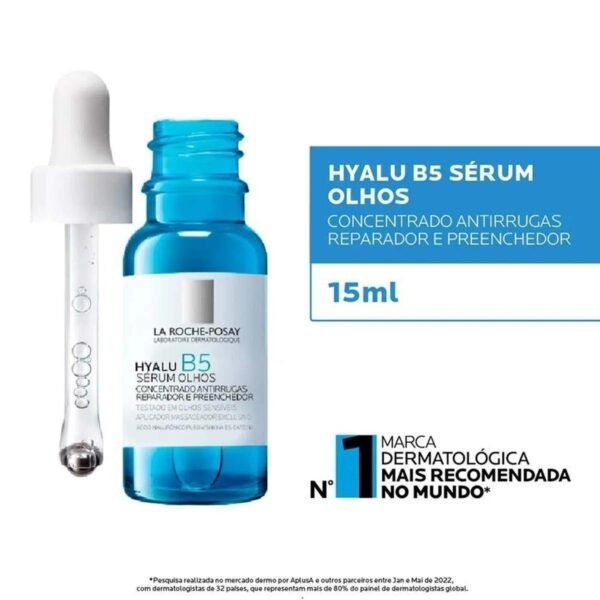 Sérum Reparador para Área dos Olhos La Roche Posay - Hyalu B5 Eye 15ml - Incolor - Imagem 3