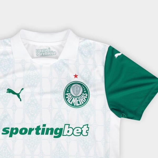 Camisa Palmeiras II 25/26 s/n Torcedor Puma Masculina - Branco - Imagem 7