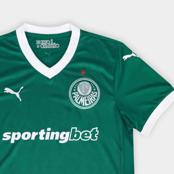 Camisa Palmeiras I 25/26 s/n Torcedor Puma Masculina - Verde - Imagem 7