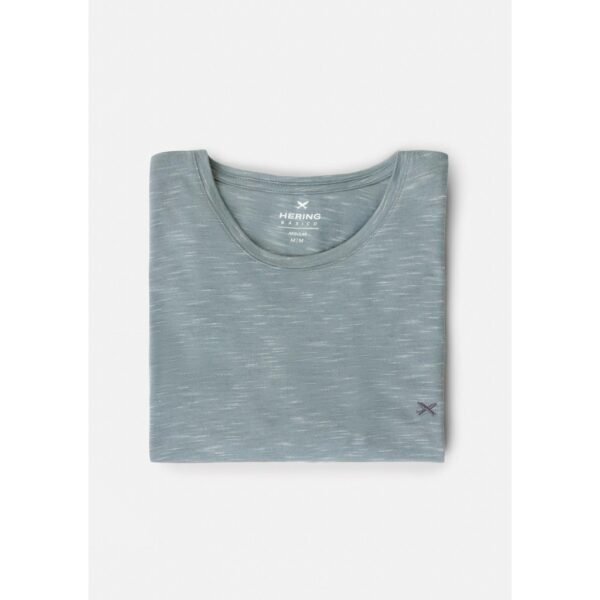 Kit 3 Camisetas Básicas Masculinas Em Malha Jet Com Bordado - Imagem 5