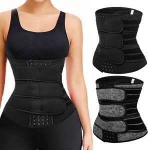 Cinta Abdominal Modeladora Redutora Para Exercicios Em Academia Alta Compressão