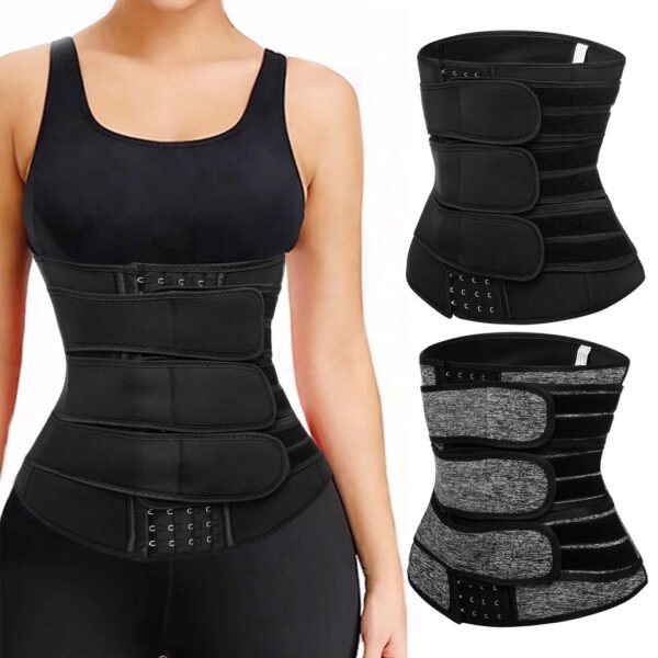 Cinta Abdominal Modeladora Redutora Para Exercicios Em Academia Alta Compressão
