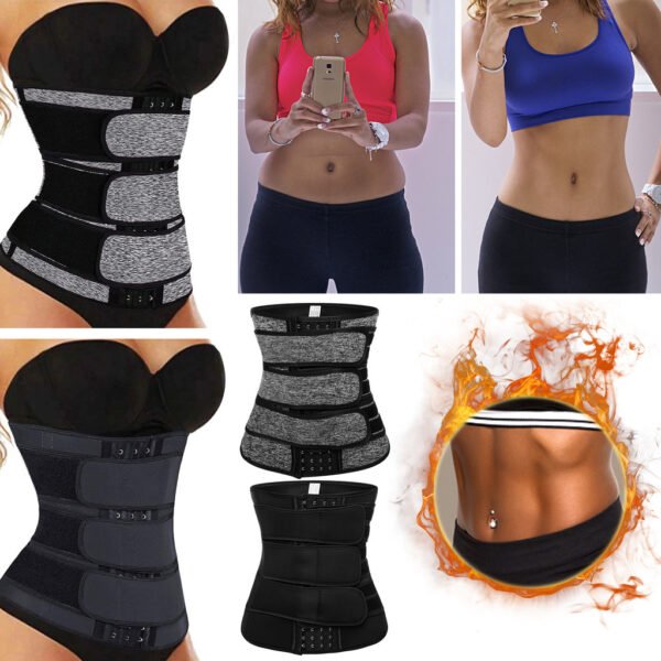 Cinta Abdominal Modeladora Redutora Para Exercicios Em Academia Alta Compressão - Imagem 4