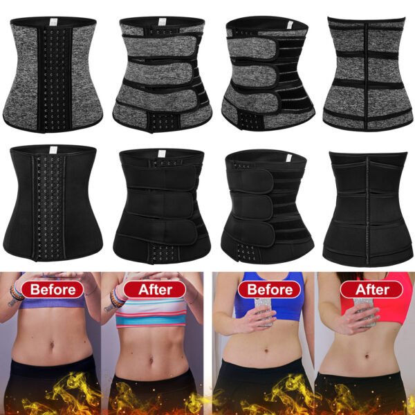 Cinta Abdominal Modeladora Redutora Para Exercicios Em Academia Alta Compressão - Imagem 5