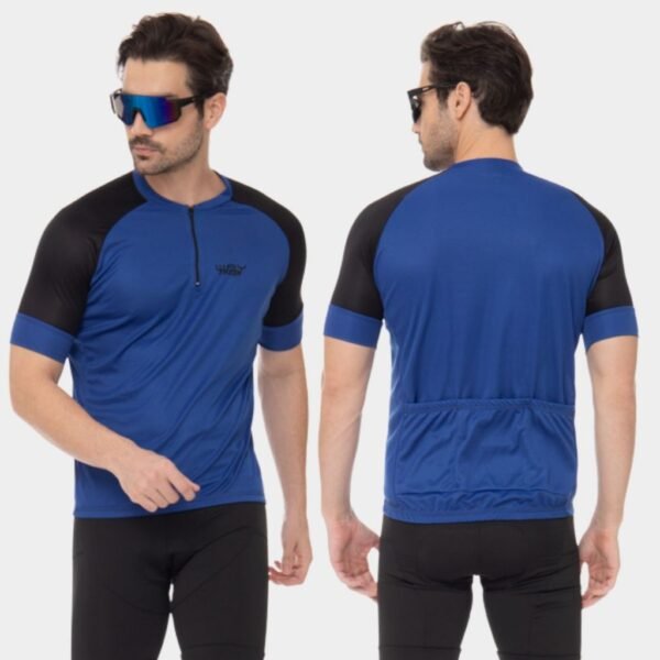 Conjunto Ciclismo Masculino Camisa Way Fresh e Bretelle Forro Gel Para Bicicleta - Imagem 3