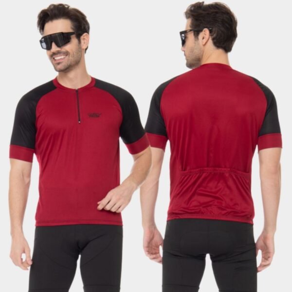 Conjunto Ciclismo Masculino Camisa Way Fresh e Bretelle Forro Gel Para Bicicleta - Imagem 5