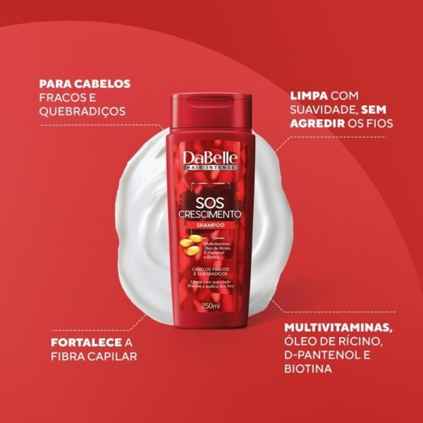 Kit DaBelle Hair SOS Crescimento - Máscara 400g (4 produtos) - Imagem 3
