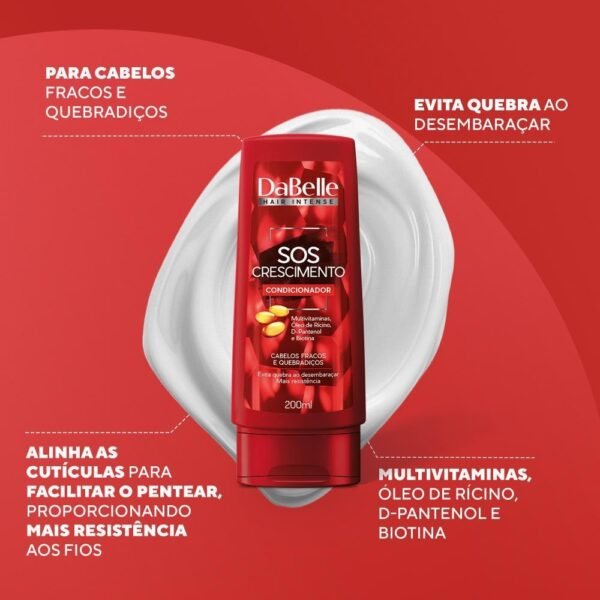Kit DaBelle Hair SOS Crescimento - Máscara 400g (4 produtos) - Imagem 4